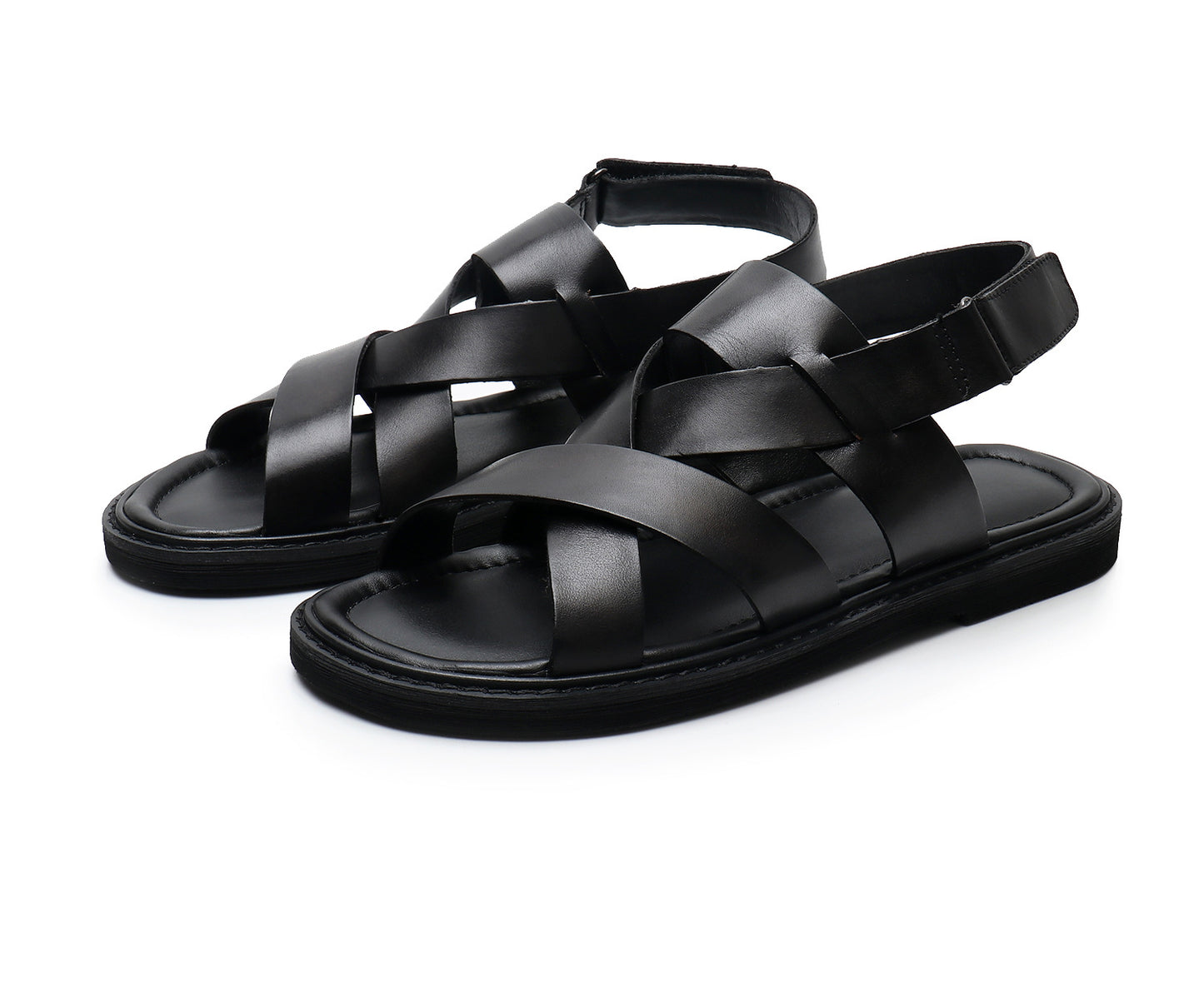 Men’s Summer Genuine Leather Sandals – Casual Comfort