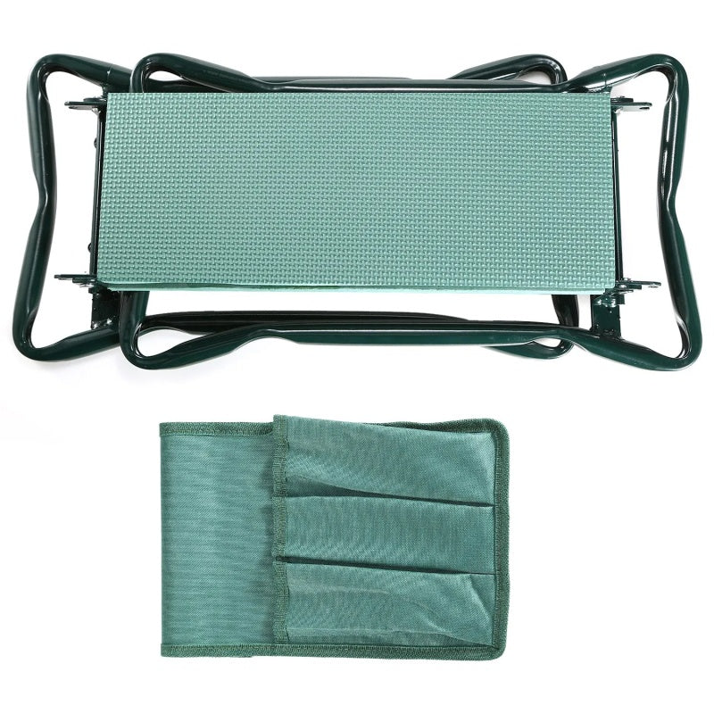 Gardening Kneeler Seat with Tool Pouch Comfortable and Foldable
