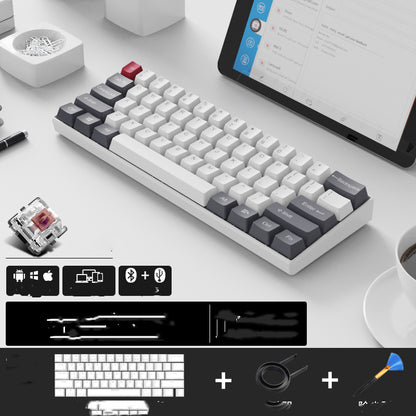 Wireless Mechanical Keyboard with Bluetooth Dual Mode