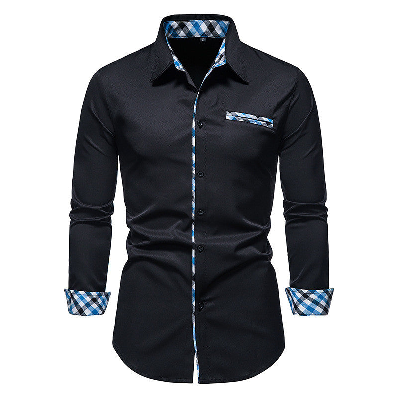 Casual Men's Long Sleeve Fashion Button Shirt
