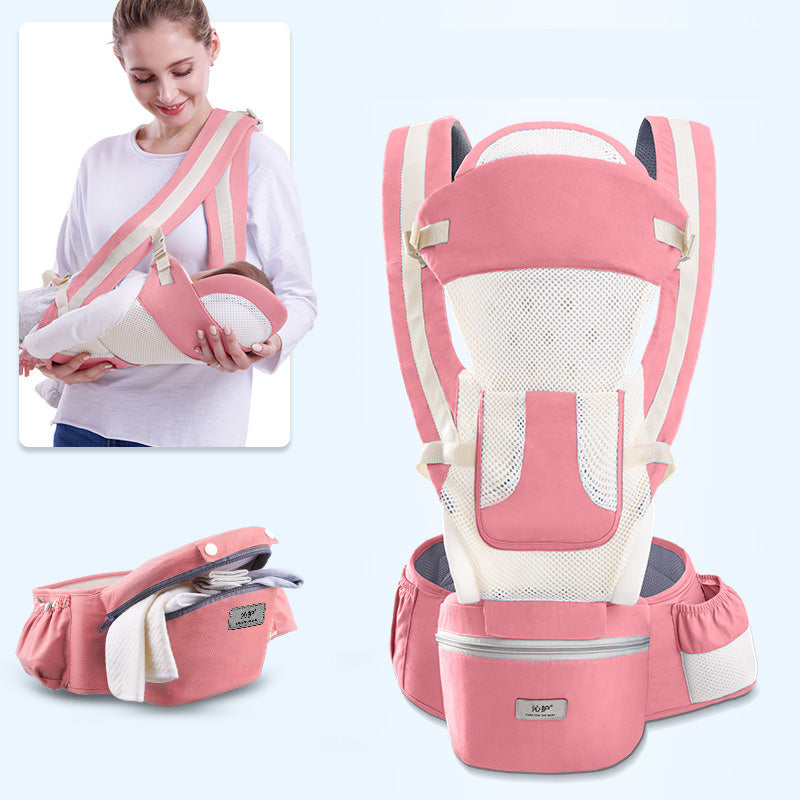 All-in-One Ergonomic Baby Carrier for Front & Hip Carry