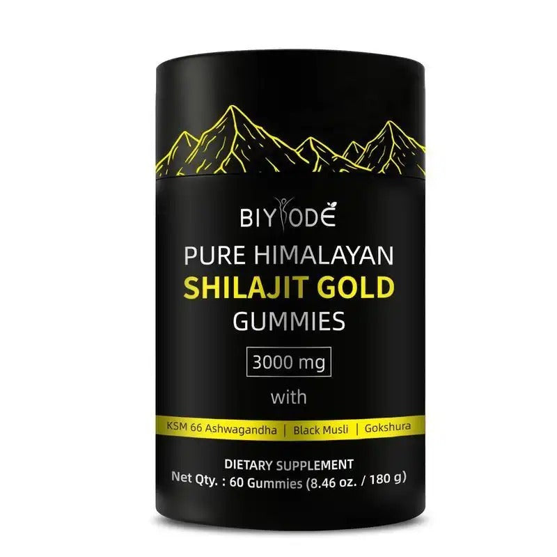 Pure Himalayan Shilajit Gummies with Ashwagandha – Natural Energy Boost