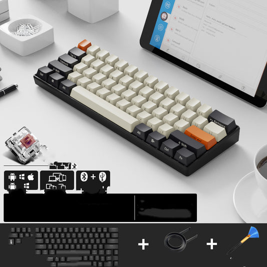 Wireless Mechanical Keyboard with Bluetooth Dual Mode