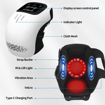 Intelligent Knee Massager – Heat, Vibration & Infrared Comfort