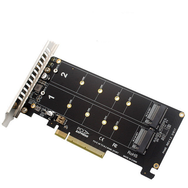 Boost PC Storage: Dual NVMe M.2 RAID PCIe Adapter