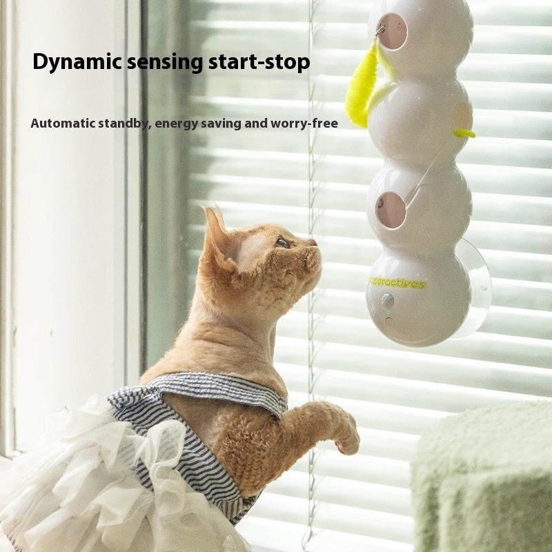 Rechargeable Smart Motion-Activated Cat Toy Teaser