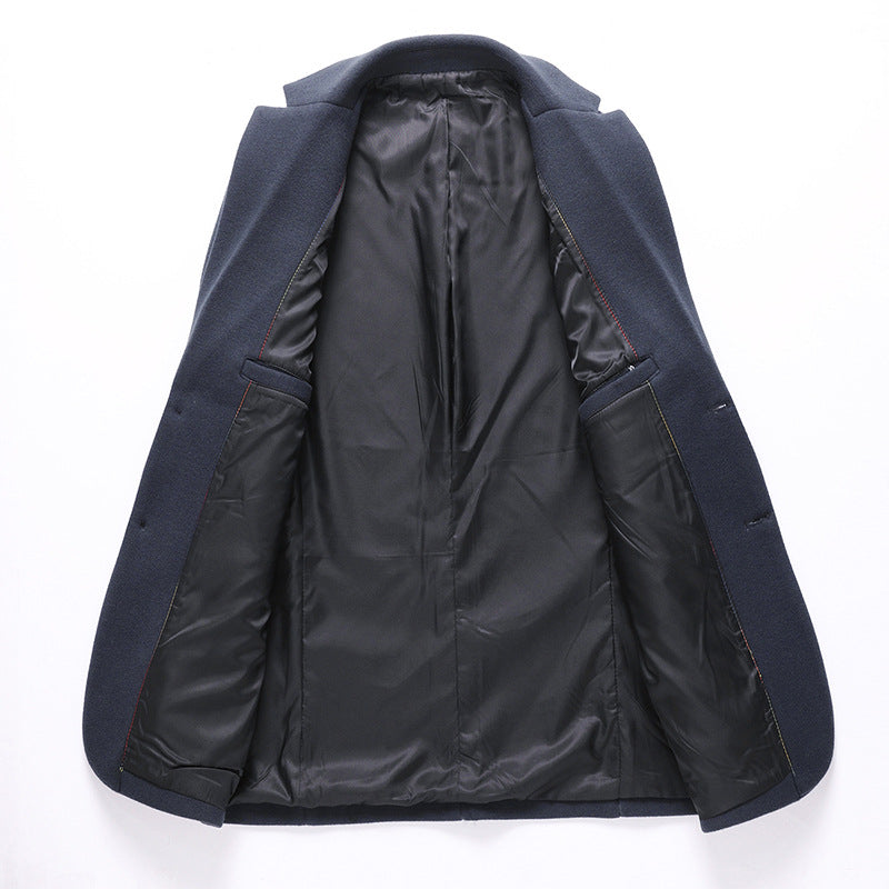 Men's Wool Suit Jacket For Fall And Winter