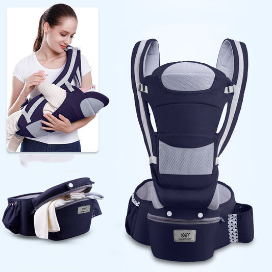 All-in-One Ergonomic Baby Carrier for Front & Hip Carry
