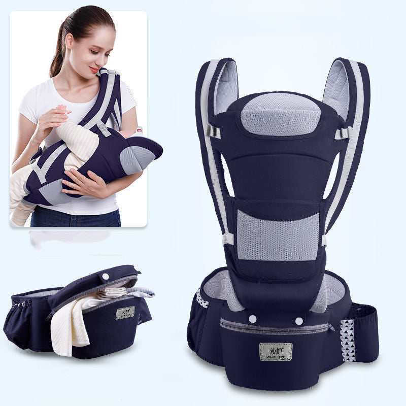 All-in-One Ergonomic Baby Carrier for Front & Hip Carry