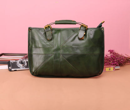 Genuine Cowhide Retro One-Shoulder Bag for Stylish Women