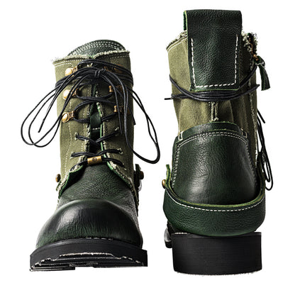 Stylish Breathable Genuine Cowhide Boots Everyday Wear
