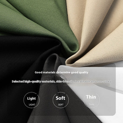 Breathable Cotton Men's Polo with Modern Zipper Design