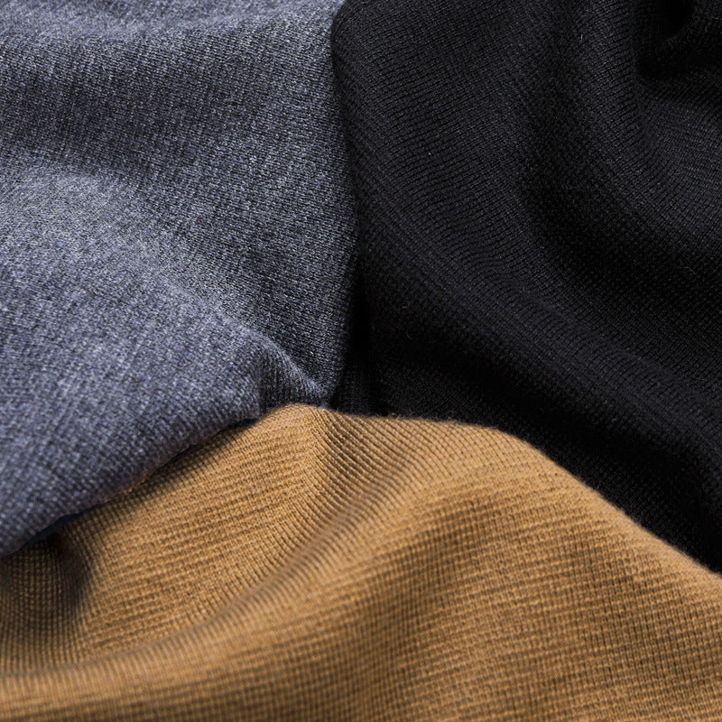 Lapel Loose Solid Color Real Pocket Youth Jacket