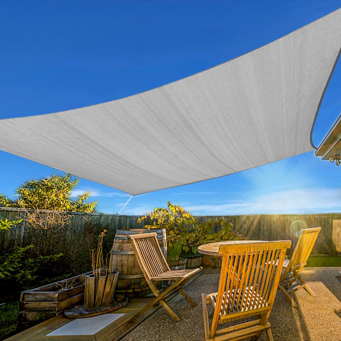 XISHAN HDPE Sunshade Sail – Stylish Outdoor Shade 12"x16"