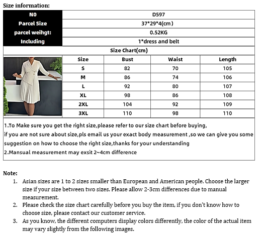 Plus Size Fashionable Elegant Pleated Dress