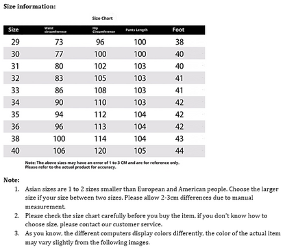 Relaxed Fit Men's Trousers - Wrinkle-Resistant Cotton Fabric