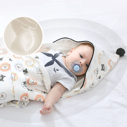 Breathable Cotton Baby Swaddle Blanket for Peaceful Sleep