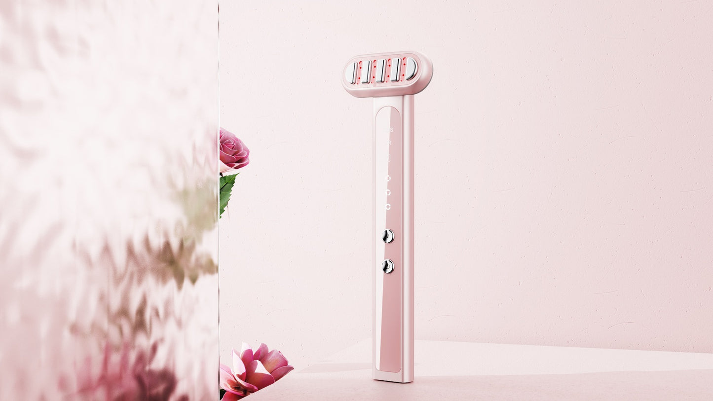 Rotating Wand Facial Massager for Glowing Skin