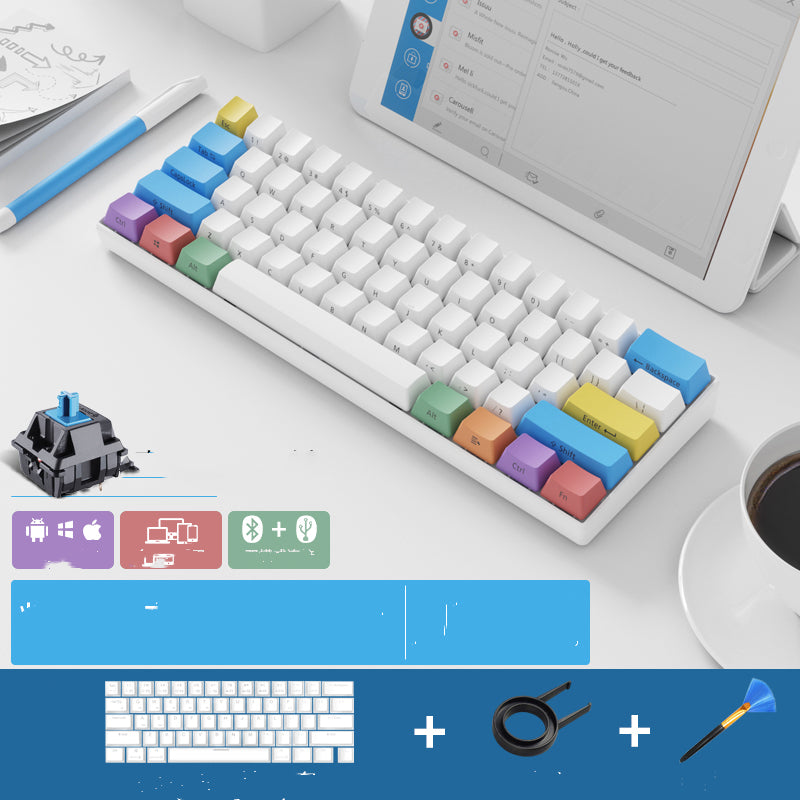 Wireless Mechanical Keyboard with Bluetooth Dual Mode