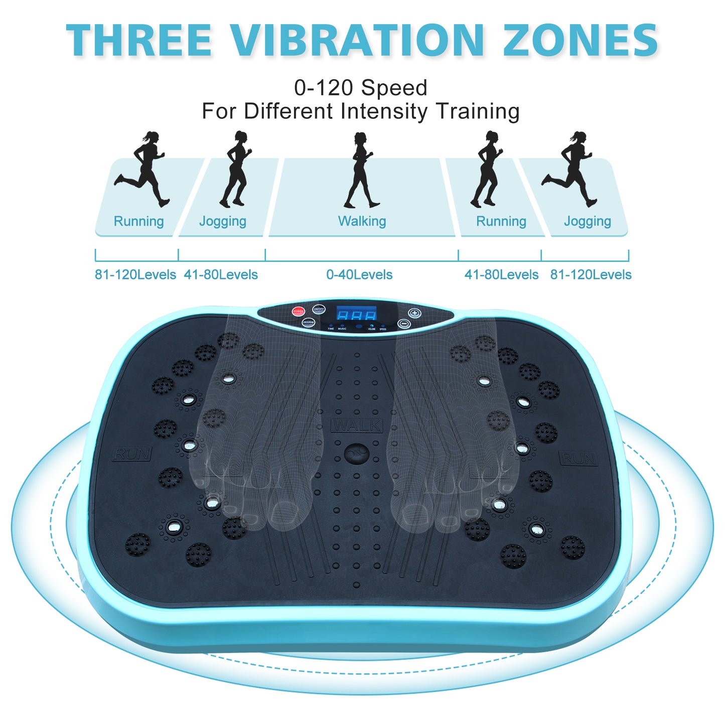Vibration Plate Trainer for Easy Home Weight Loss