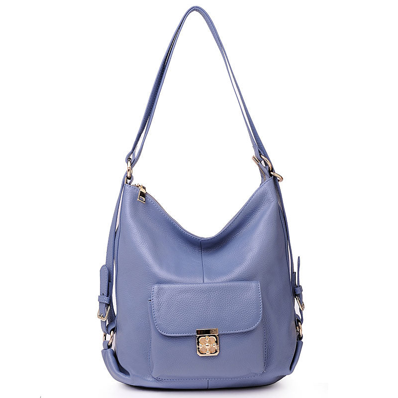 Korean-Style Soft Leather Backpack, Perfect Companion