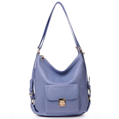 Korean-Style Soft Leather Backpack, Perfect Companion