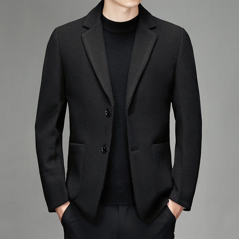 Men's Wool Suit Jacket For Fall And Winter