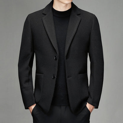 Men's Wool Suit Jacket For Fall And Winter