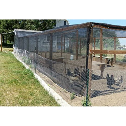 UV-Resistant Black Garden Shade Cloth with Easy Grommets