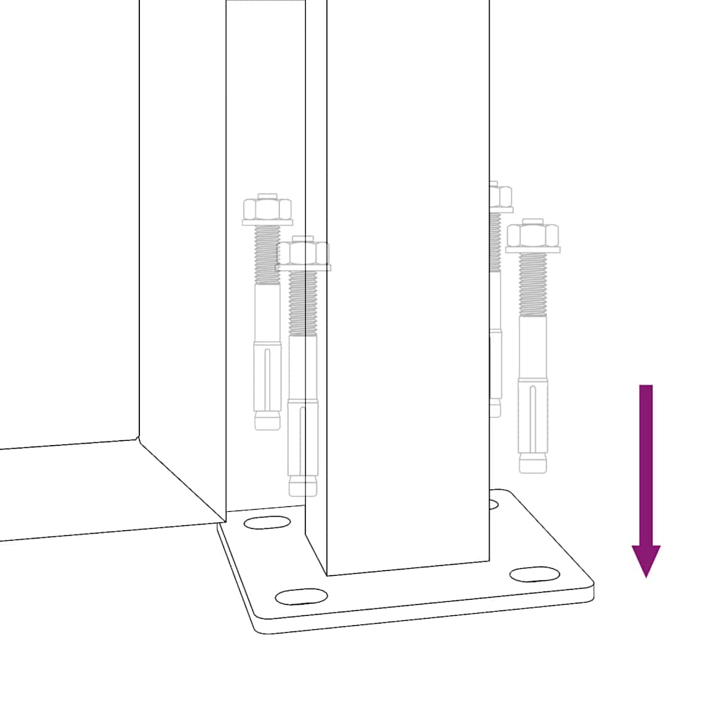 Elegant Anthracite Garden Gate – Perfect Outdoor Entrance