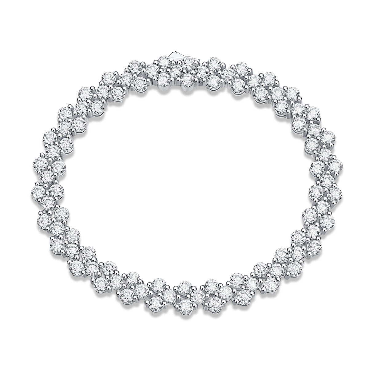 Luxury Moissanite Silver Bracelets for Everyday Elegance