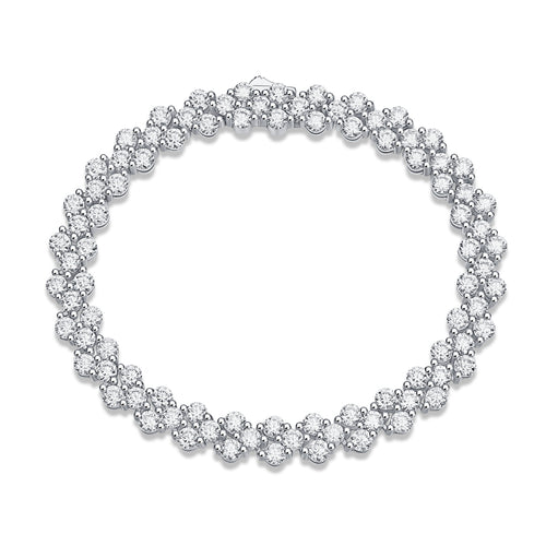Luxury Moissanite Silver Bracelets for Everyday Elegance