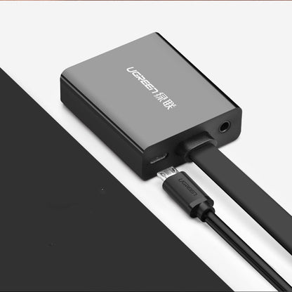 HDMI To VGA Adapter HD Convertor With Audio Power Supply