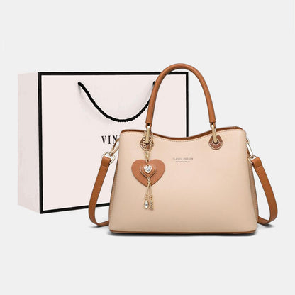 Versatile Genuine Leather Tote & Crossbody Leather Bag