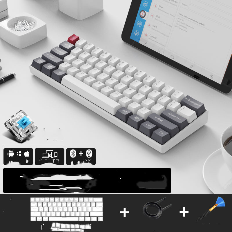 Wireless Mechanical Keyboard with Bluetooth Dual Mode