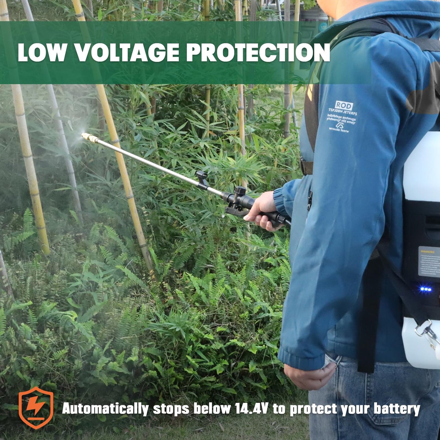 12L 18V Battery Powered Pressure Sprayer for Lawn and Plants