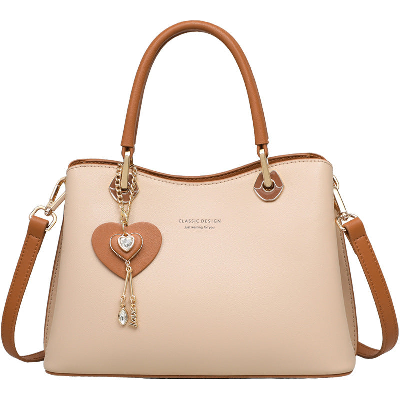 Versatile Genuine Leather Tote & Crossbody Leather Bag