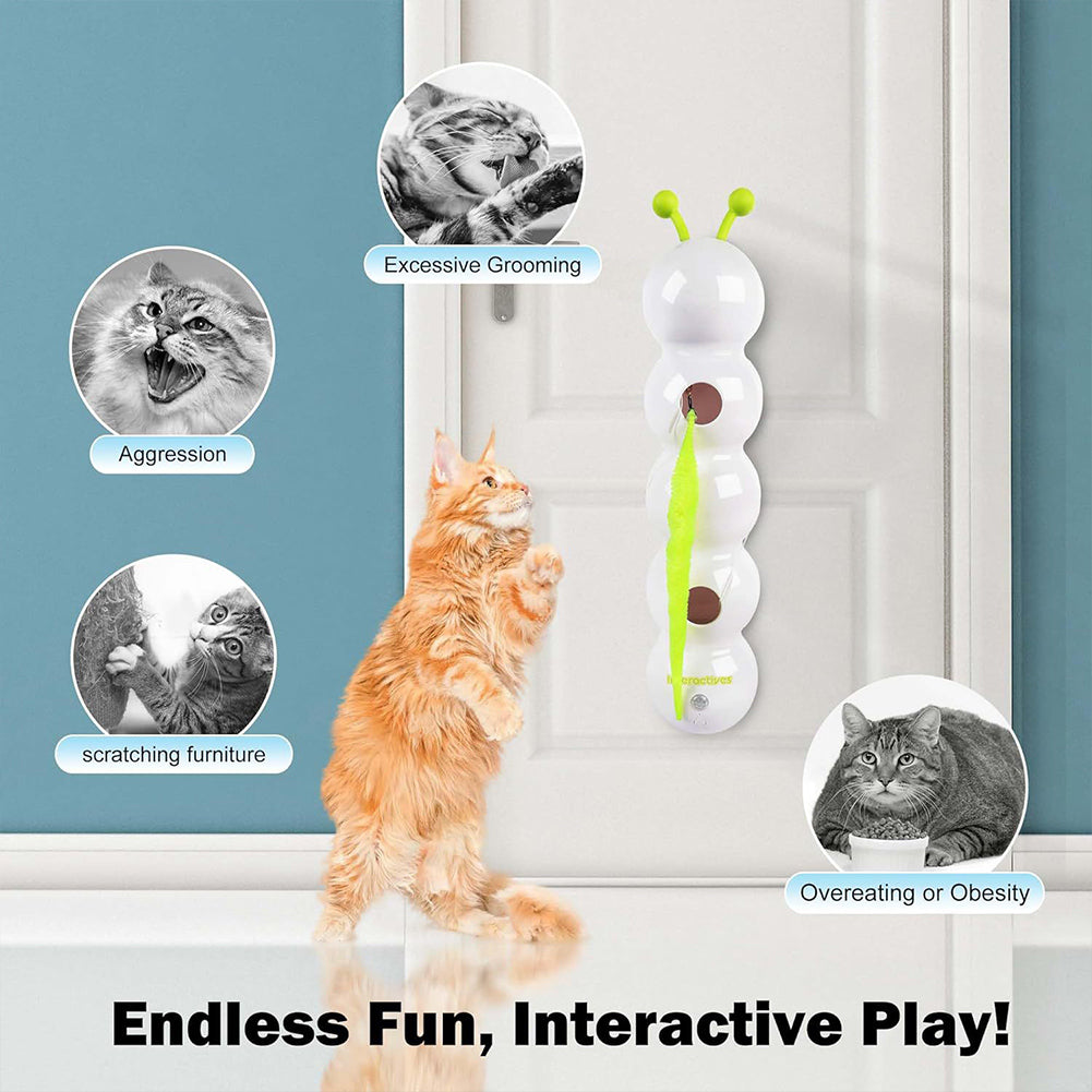 Rechargeable Smart Motion-Activated Cat Toy Teaser