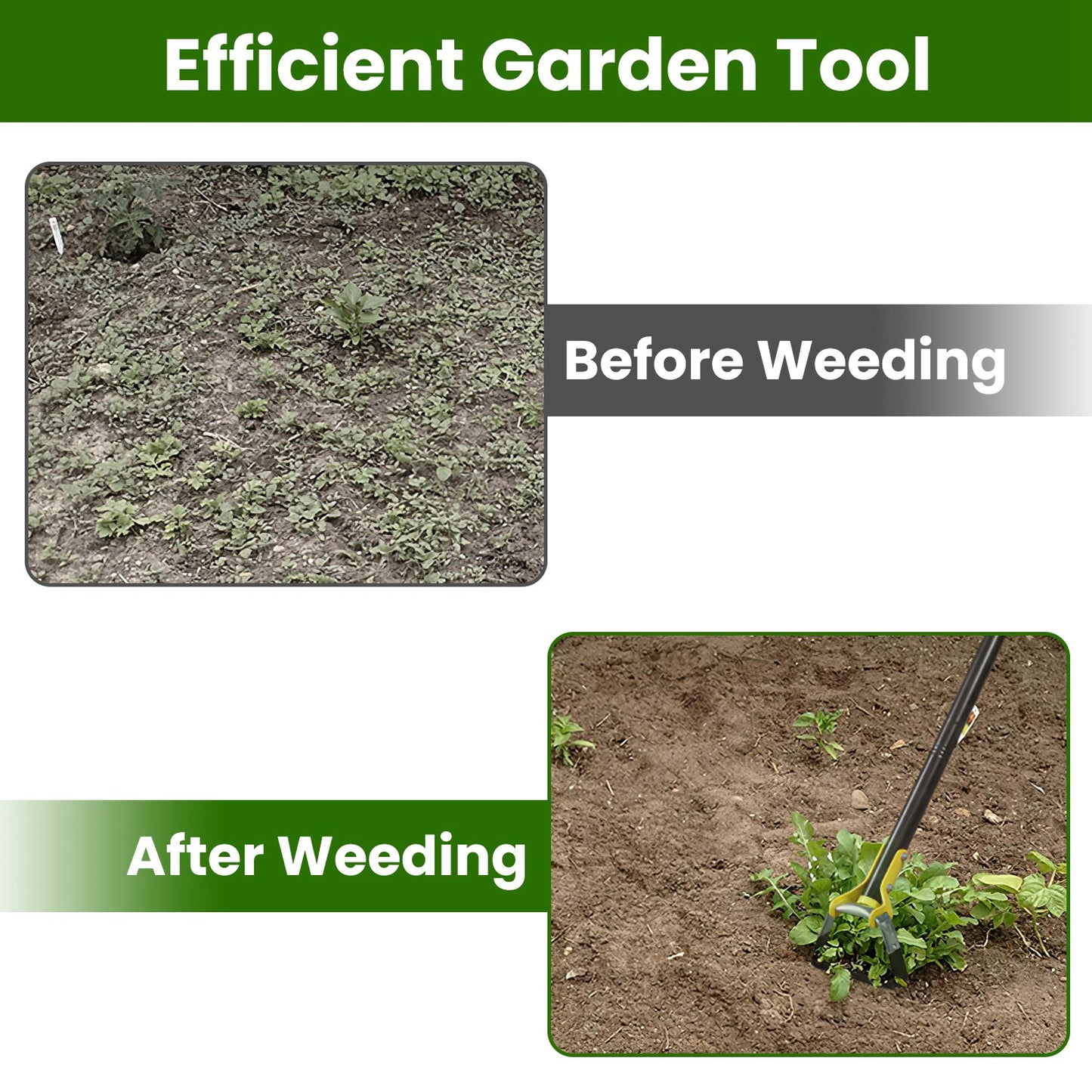 Adjustable Garden Hoe – Easy Weeding & Soil Loosening Tool