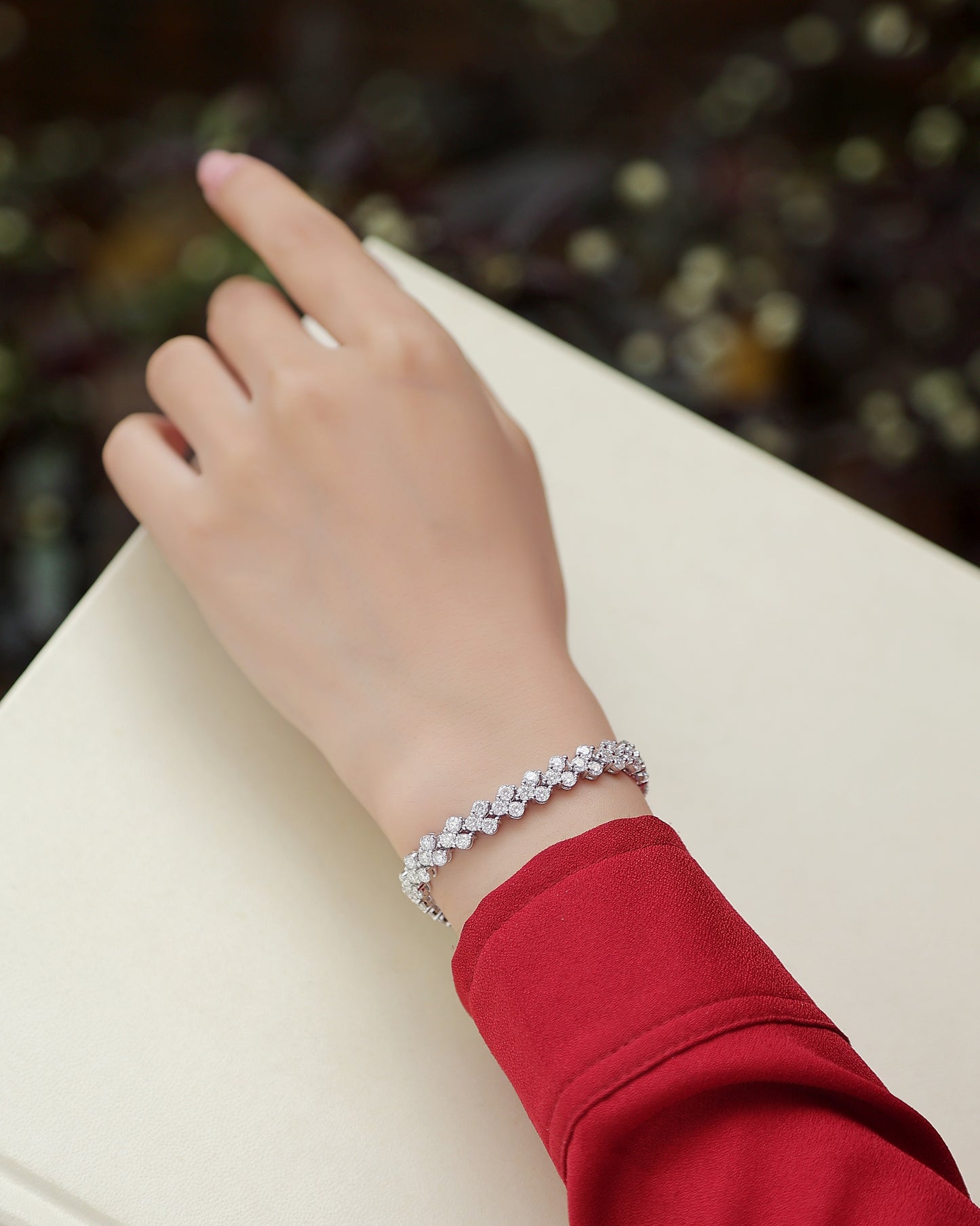 Luxury Moissanite Silver Bracelets for Everyday Elegance