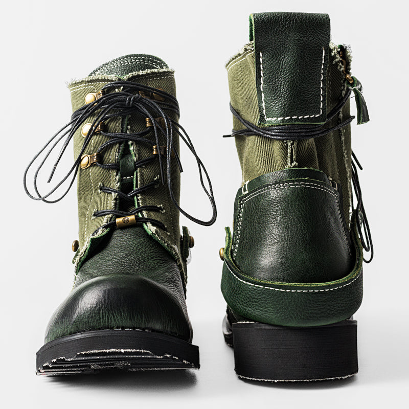 Stylish Breathable Genuine Cowhide Boots Everyday Wear