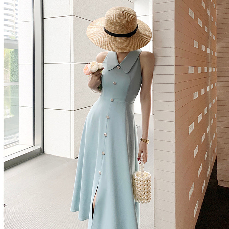 French-Inspired Elegant Dress for Modern Women