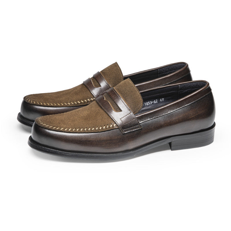 Genuine Leather Men’s Loafers – Formal & Casual Design