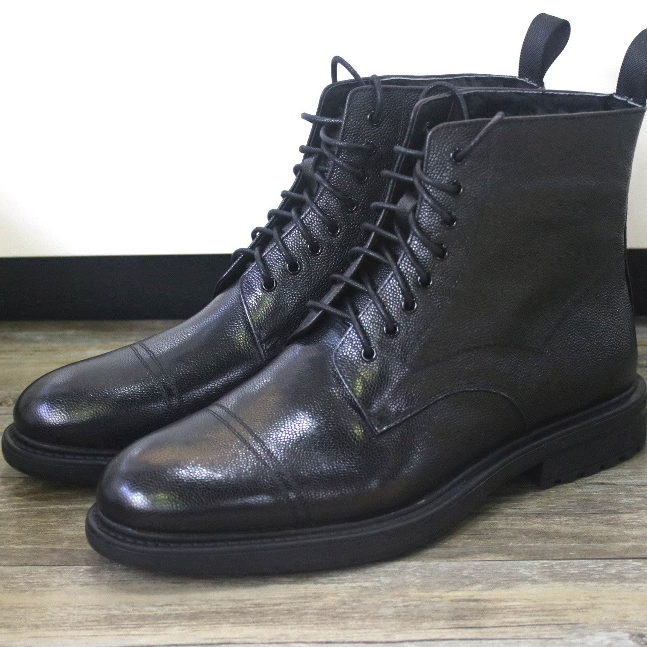 Premium Round Toe Formal Men's Genuine Leather Boots