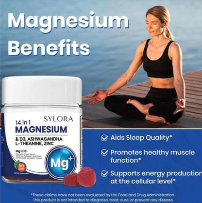 Magnesium Eggplant Gummies – Theanine & Cortisol Balance Candy