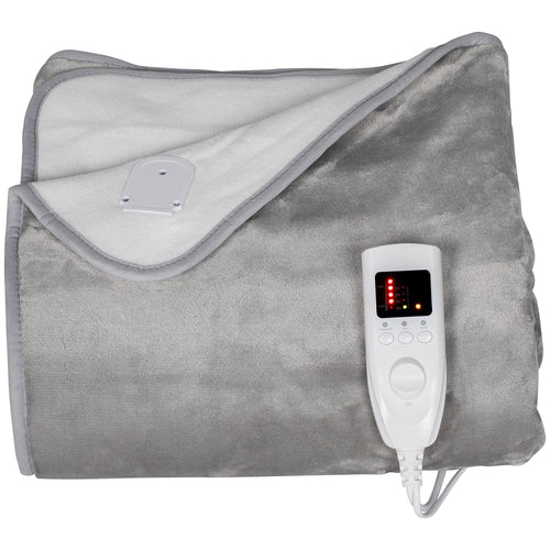 Electric Throw Blanket – Warm, Soft Flannel, 10-Hour Comfort