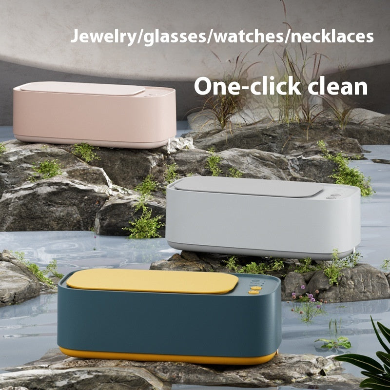 Handy Ultrasonic Glasses Cleaner — Multi Use, Quiet, Easy