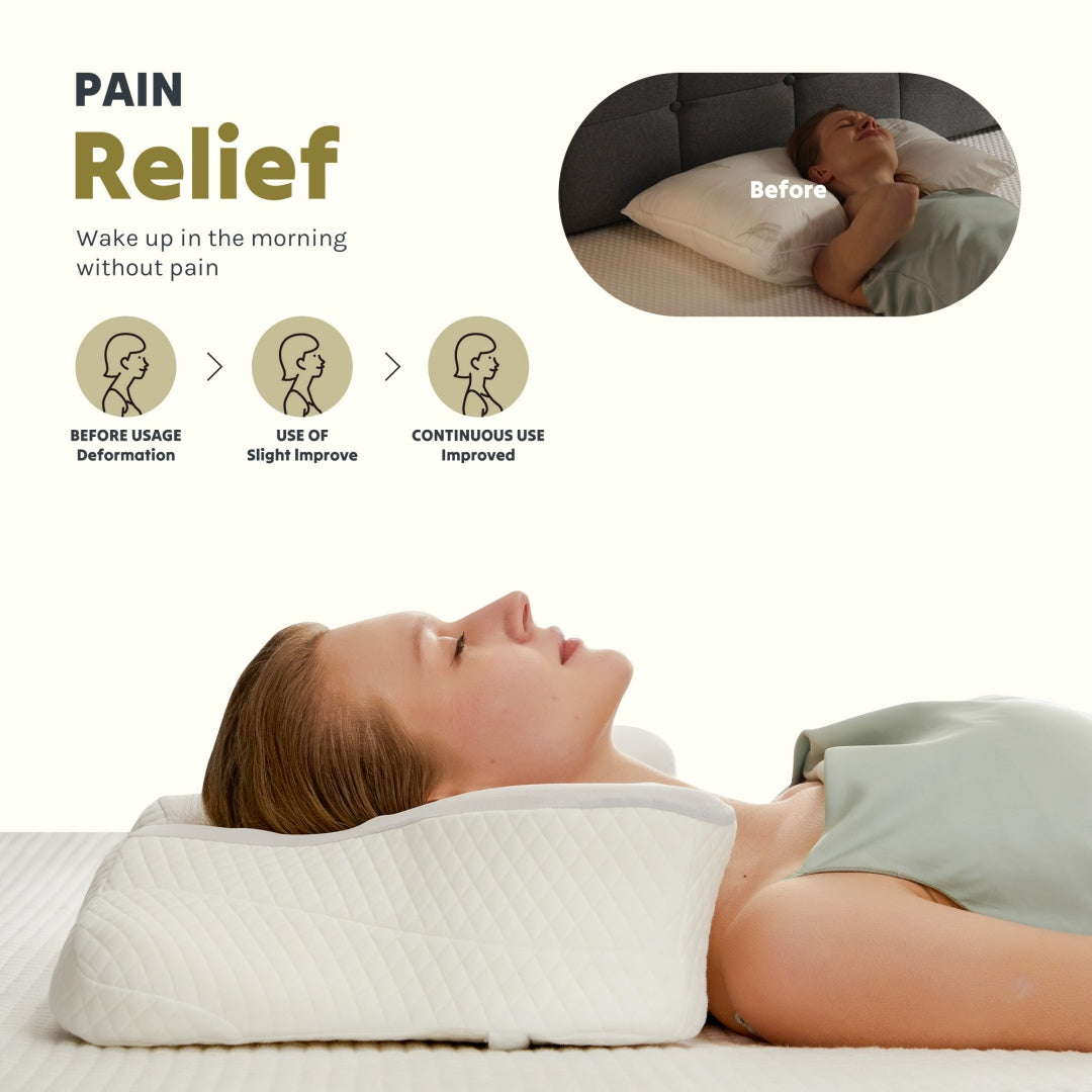 Orthopedic Memory Foam Pillow – Neck & Spine Relief