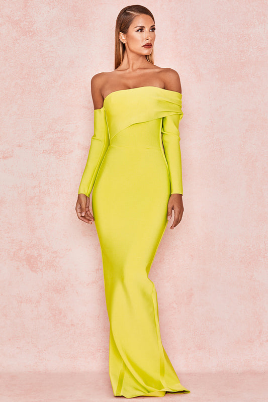 Sexy Temperament Irregular One Shoulder Split Dress