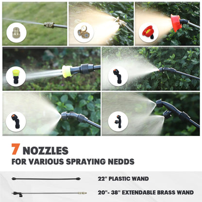 12L 18V Battery Powered Pressure Sprayer for Lawn and Plants